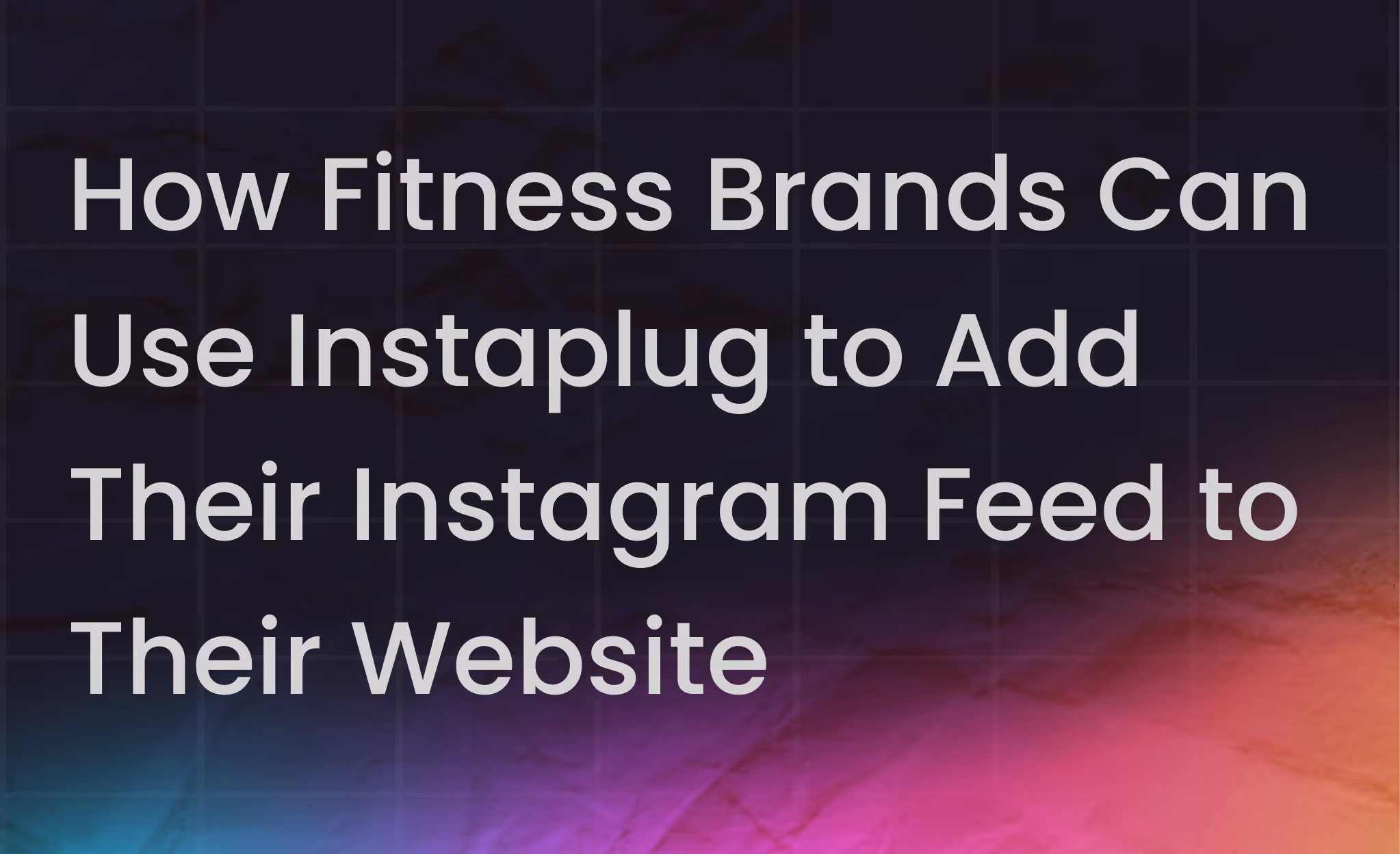 INSTAPLUG